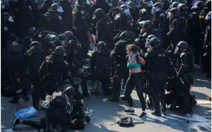 旧金山响应洛杉磯示威 加州逾百抗议人士被捕