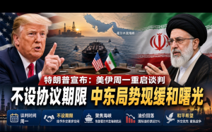 特朗普宣布美伊周一重启谈判   不设协议期限   中东局势出现缓和曙光