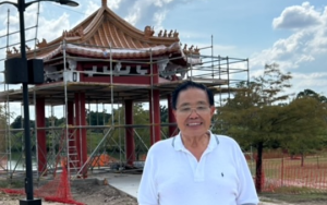 休斯敦國際區國際敦睦亭即將峻工