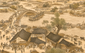 故宮博物院版本與民藏版本張擇端《清明上河圖》的比對研究（一·郊外）