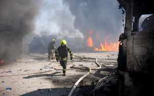 基輔稱俄羅斯對烏克蘭發動大規模導彈和無人機襲擊.   至少5人死亡