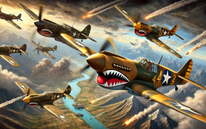 從畫布到藍天翺翔的傳奇再現     陳納德飛虎隊 《飛翔的夢想》的創作靈感