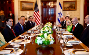 特朗普在白宫会晤内塔尼亚胡 美以推动加沙停火协议与区域谈判