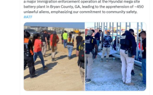 抓475人創紀錄 美ICE突檢現代汽車電池廠工地