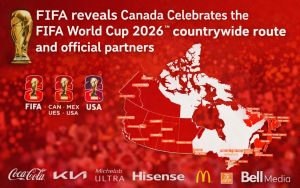 加拿大全國點燃世界杯熱潮   FIFA發布“加拿大歡慶世界杯”巡回路線　