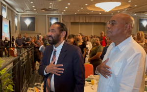 國會議員格林舉行招待會,牢記奴隸制紀念日,走和平與尊嚴之路