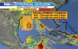 墨西哥湾西部的大氣擾動有40%的可能升級