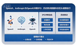 SpaceX、Anthropic與OpenAI沖刺IPO：曆史教訓提醒科技巨頭謹慎前行