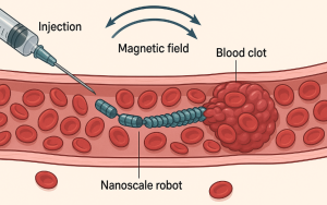 中国团队首创: 纳米机器人清除血栓,无痛安全