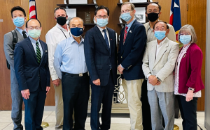 [台北经文处]罗復文处长访问德州牛港市